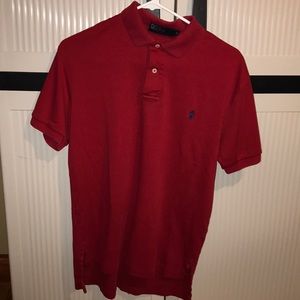 Red Polo polo shirt.